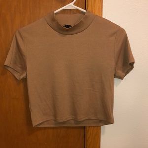 tan crop top